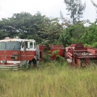 abandon fire trucks