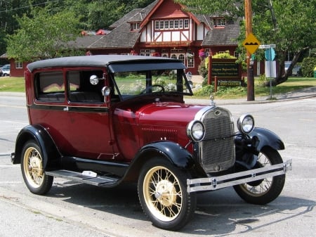 From The  Past - auto, ford, car, old car