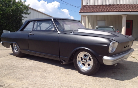 Black Nova Pro Street - street rod, pro street, car, hot rod