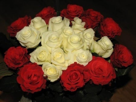 Gorgeous Bouquet - nature, roses, red, pink, flowers, bouquet