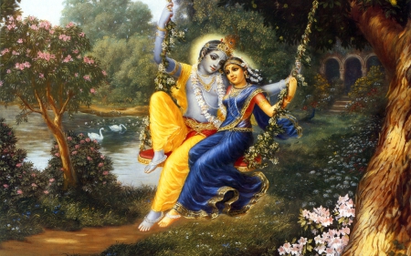 Krishna Radha - god, lord, krishna, radha