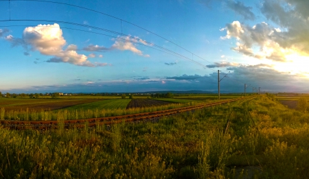 Romanian view - green, view, romanian, neamt