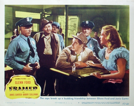 Classic Movies - 'Framed' (1947) - film noir, glen ford, classic movies, janis carter, barry sullivan