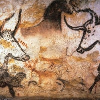 Caves of Lascaux - Wall art