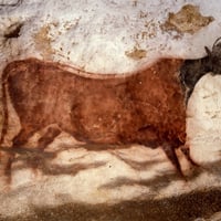 Wall art in the Caves of Lascaux