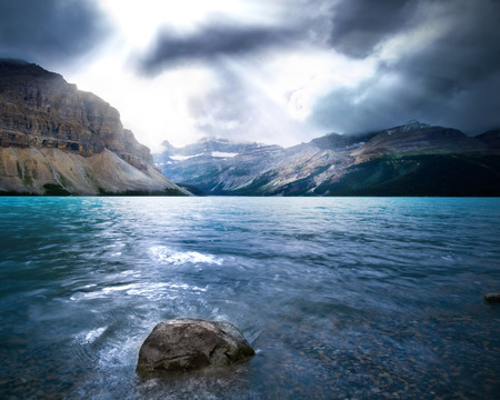 Blue Waters Of Mountains - mountains, lake, blue