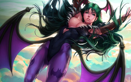 morrigan - darkstalkers, game