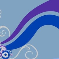 Purple and Blue