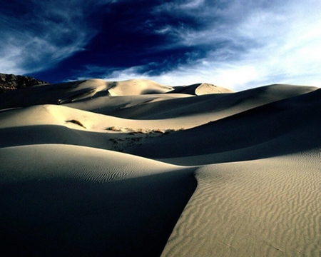 DESERT WAVES - bluesky, desert, wave