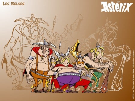 Asterix Family - belgian, family of asterix, rene goscinny, albert uderzo, asterix and obelix