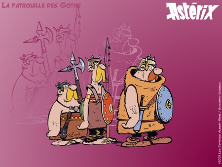 Asterix Family - asterix and obelix, goth, albert uderzo, family of asterix, rene goscinny