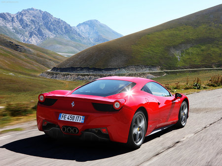 Ferrari 458 Italia  - nice ferrari, horse power