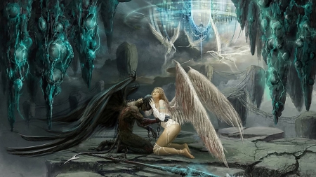 GUILITY BELOVED - WINGS, DARK, ANGELS, FEMALE, MALE, CHAINS, LIGHT