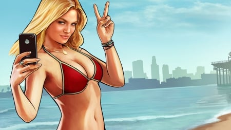 GTA - cg, girl, game, gta