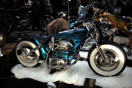 Kustom Honda Chopper - chopper, motorcycle, bike, honda