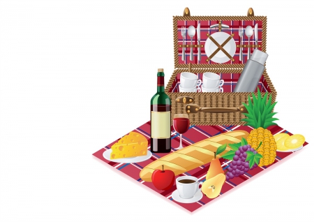 Picnic - summertime, food, picnic, summer