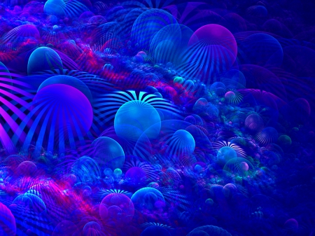 Alien Ocean - fractal, cgi, apophysis, 3d