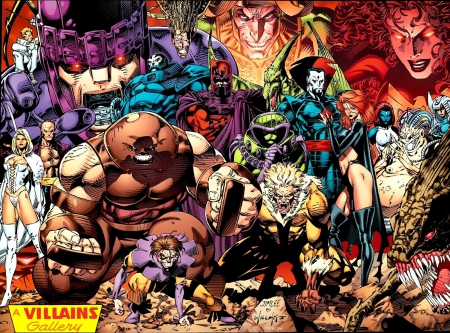 Villains Mutants - x men, comics, villains, superheroes, marvel