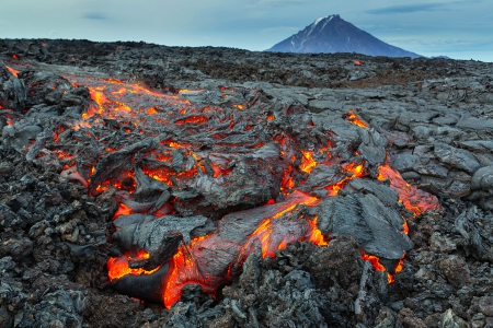 Lava Flow ~ Up Close and Personal - flow, nature, heat, lava