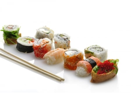 Sushi - rice, food, fish, sushi