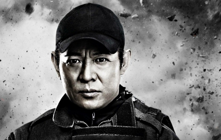 Jet Li as Yin Yang - jet li, the expendables 2, movie, hat, black, poster, yin yang, white, man, actor