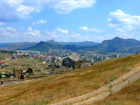 The Sudak fortress 1 - fortress, architecture, monument, archeology, history