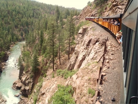 Durango and Silverton train ride for all - train, fun, steam engine, canyon