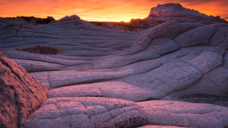 wondrous rock formation in arizona np hdr - formation, rocks, desert, sunset, hdr