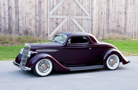 1935-Ford-Coupe - Ford, Whitewalls, Classic, 1935