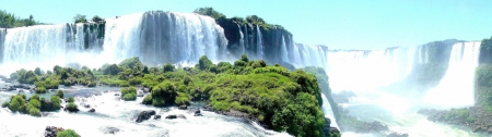 Waterfall Landscape - summer, water, landscape, waterfall, noise, nature, hd