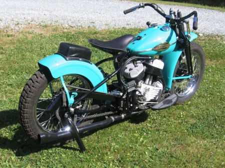 Vintage - bike, vintage, flathead, harley