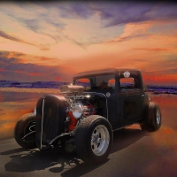 Hot Rod Sunset