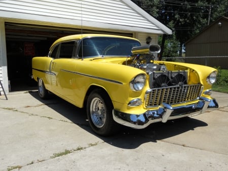 1955 Chevrolet - chevy, street rod, blown big block, hot rod