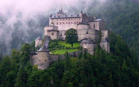 Hohenwerfen Castle, Austria - Forest, Austria, Castle, Medieval