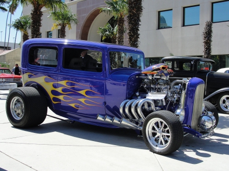 Street rod - ford, street rod, car, hot rod