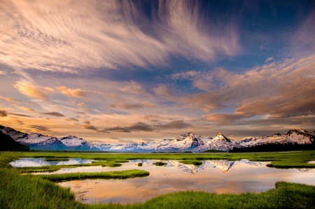 Light - nature, sky, light, clouds, splendor, calm scenery