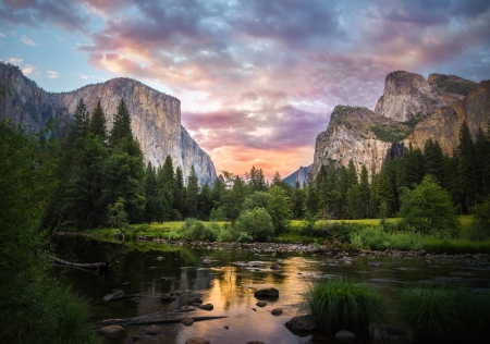 Yosemite Valley - fun, nature, lake, forest, cool, mountain, Yosemite Valley