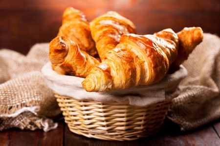 â™¥Breakfastâ™¥ - fresh, breakfast, bakery, basket, croissant