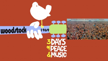 WOODSTOCK 1969 - peace, sixties, photoshop, love, music, vector