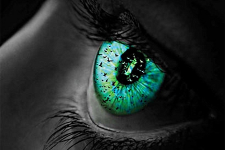 Witches of West End - green, image, refect, eyes