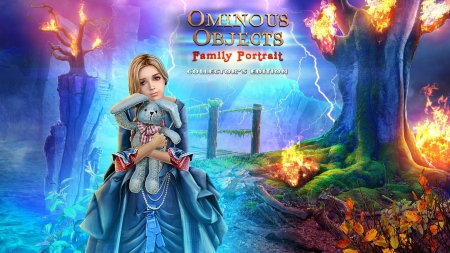 Ominous Objects - Family Portrait01 - hidden object, cool, video games, fun, puzzle