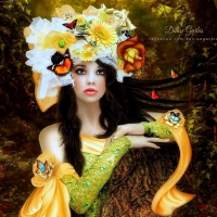 ~Flora with Butterflies~