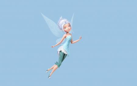 Periwinkle - secret of the wings, Periwinkle, fantasy, blue, wings, movie, fairy, disney