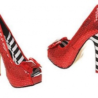 Ruby Slippers or, Pippi Longstocking stilettos?