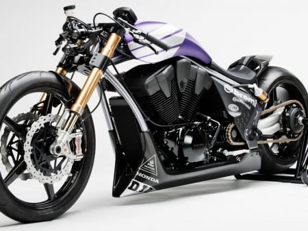 Honda Custom - pro street, motorcycle, bike, honda