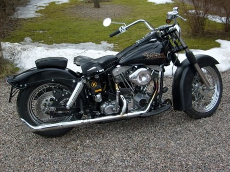 1977 Harley - harley, chopper, motorcycle, bike