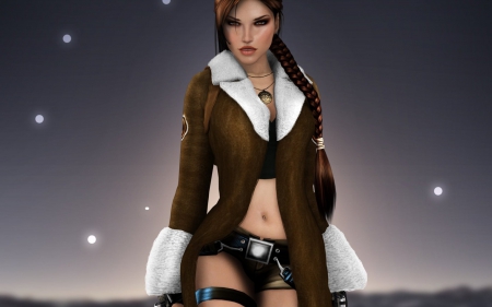 Tomb Raider - art, girl, fantasy, tom rider