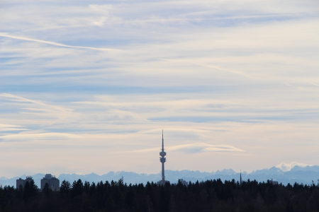 munic tower - alps, nature, munic, tower