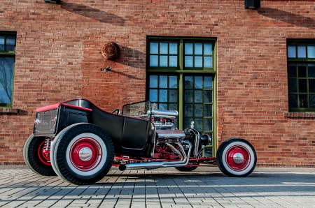 1923 Black And Red Ford - ford, street rod, car, hot rod