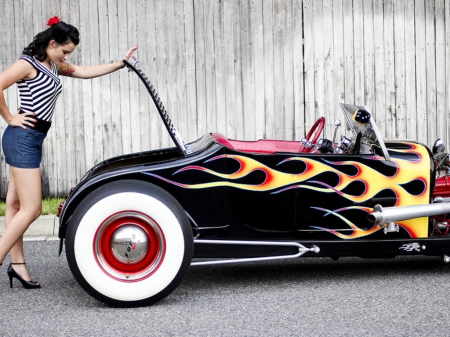 Hot Rod - street rod, ford, car, hot rod